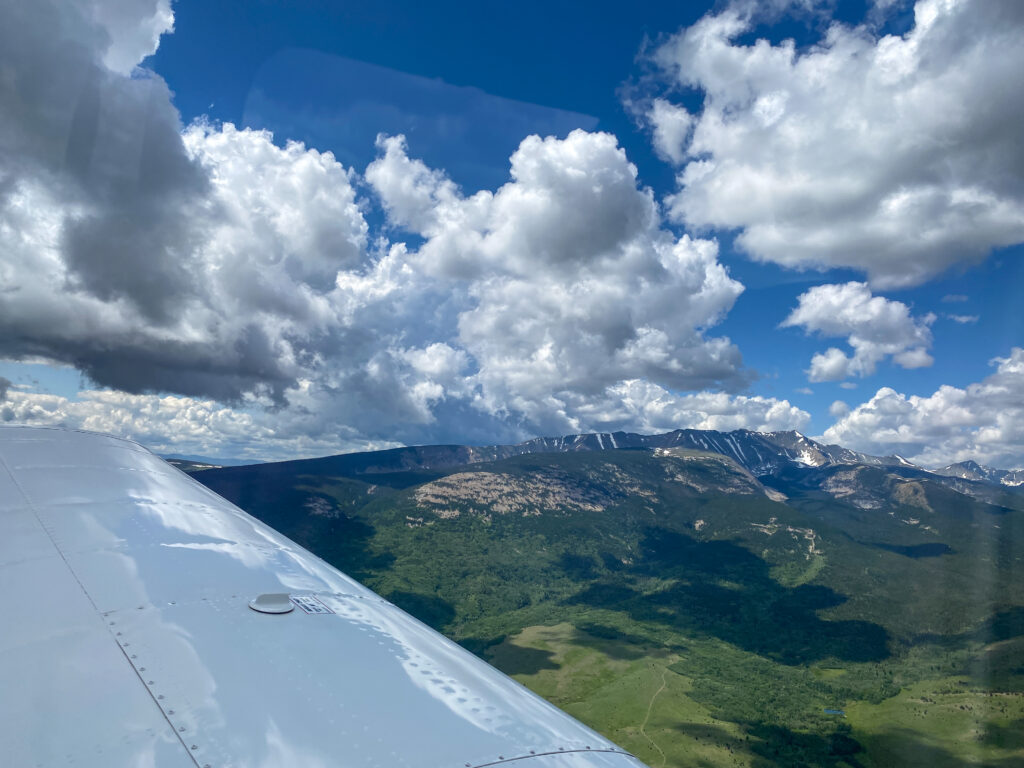 The Pintler Mountain Range in Montana 