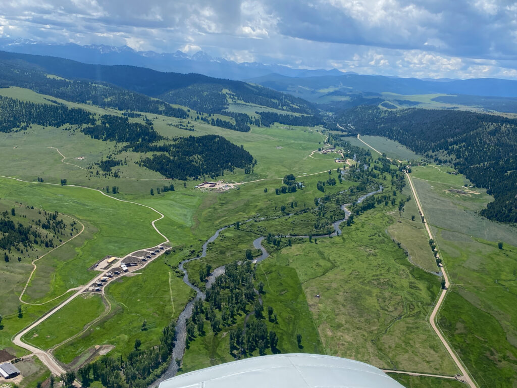 Lush fields Rock Creek